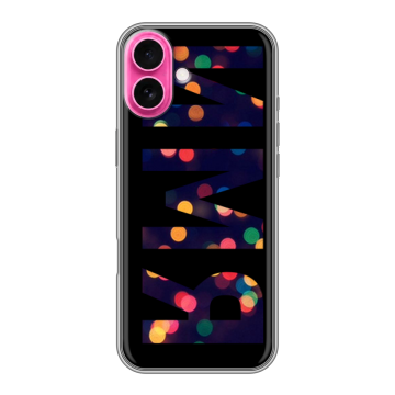 Силиконовый чехол на Iphone 18 с принтом ИМЯ