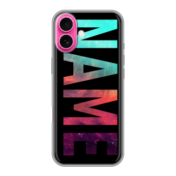Силиконовый чехол на Iphone 18 с принтом NAME
