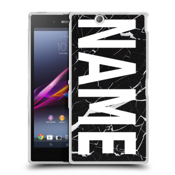 Силиконовый чехол на Sony Xperia Z Ultra  с принтом NAME