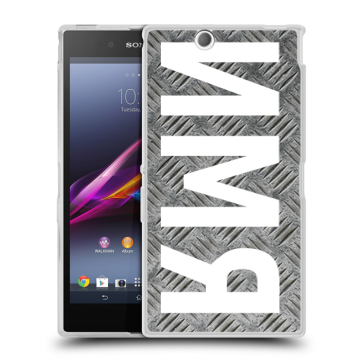 Силиконовый чехол на Sony Xperia Z Ultra  с принтом ИМЯ