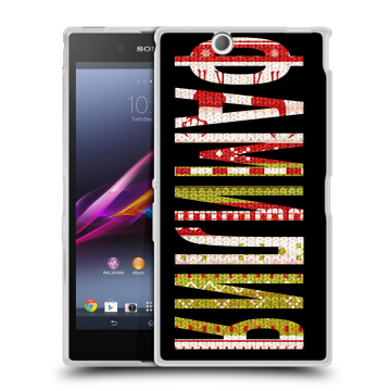 Силиконовый чехол на Sony Xperia Z Ultra  с принтом ФАМИЛИЯ