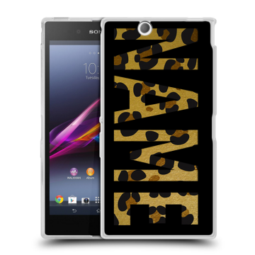 Силиконовый чехол на Sony Xperia Z Ultra  с принтом NAME
