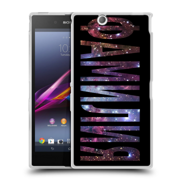 Силиконовый чехол на Sony Xperia Z Ultra  с принтом ФАМИЛИЯ