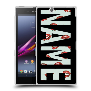 Силиконовый чехол на Sony Xperia Z Ultra  с принтом NAME