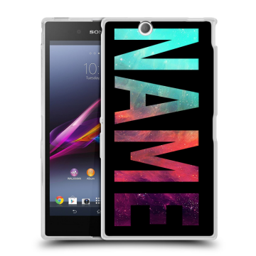 Силиконовый чехол на Sony Xperia Z Ultra  с принтом NAME