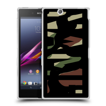 Силиконовый чехол на Sony Xperia Z Ultra  с принтом NAME