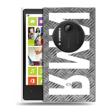 Силиконовый чехол на Nokia Lumia 1020 с принтом ИМЯ