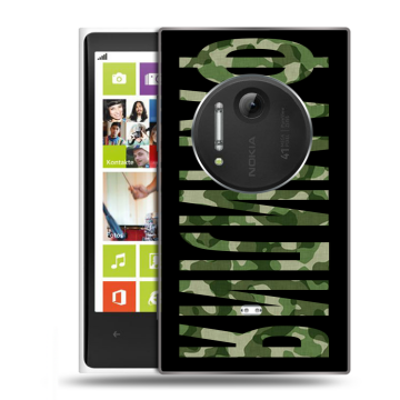 Силиконовый чехол на Nokia Lumia 1020 с принтом ФАМИЛИЯ