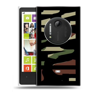 Силиконовый чехол на Nokia Lumia 1020 с принтом NAME