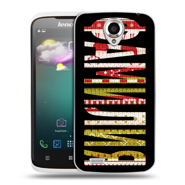 Пластиковый чехол на Lenovo S820 с принтом ФАМИЛИЯ