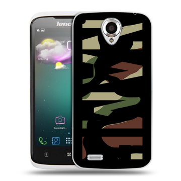 Пластиковый чехол на Lenovo S820 с принтом NAME