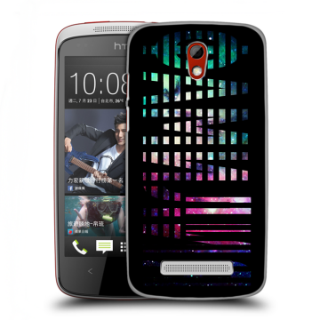 Пластиковый чехол на HTC Desire 500 с принтом ФАМИЛИЯ