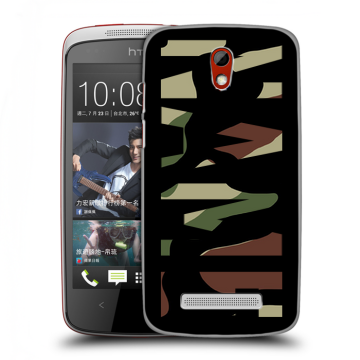 Пластиковый чехол на HTC Desire 500 с принтом NAME