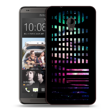 Силиконовый чехол на HTC Desire 700 с принтом ФАМИЛИЯ