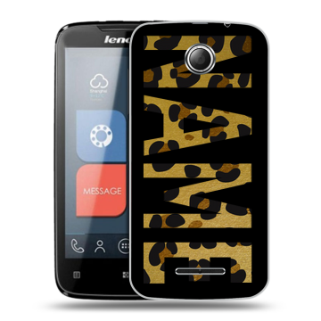 Пластиковый чехол на Lenovo A390 с принтом NAME