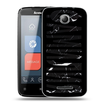 Пластиковый чехол на Lenovo A390 с принтом ФАМИЛИЯ