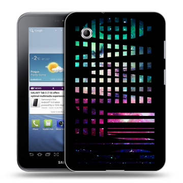 Силиконовый чехол на Samsung Galaxy Tab 2 7.0 с принтом ФАМИЛИЯ