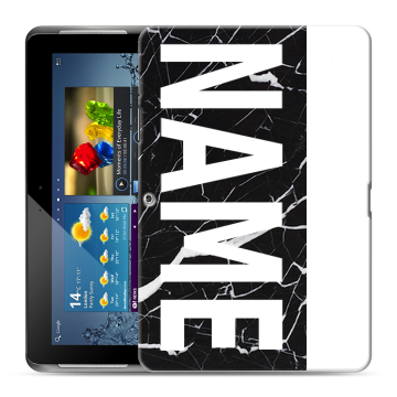 Силиконовый чехол на Samsung Galaxy Tab 2 10.1 с принтом NAME