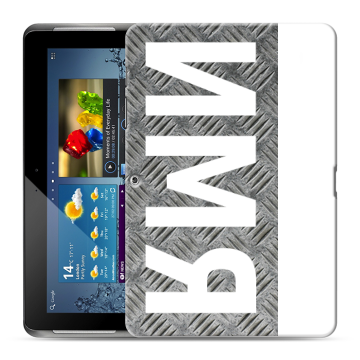 Силиконовый чехол на Samsung Galaxy Tab 2 10.1 с принтом ИМЯ