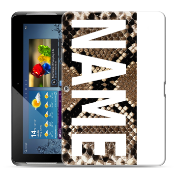Силиконовый чехол на Samsung Galaxy Tab 2 10.1 с принтом NAME