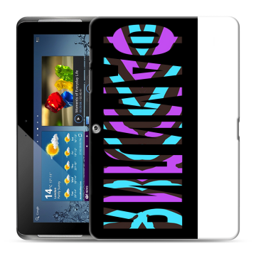 Силиконовый чехол на Samsung Galaxy Tab 2 10.1 с принтом ФАМИЛИЯ