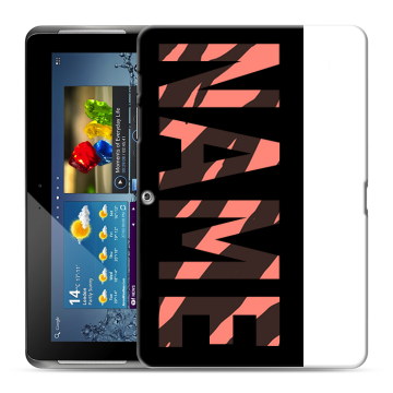Силиконовый чехол на Samsung Galaxy Tab 2 10.1 с принтом NAME