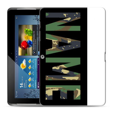 Силиконовый чехол на Samsung Galaxy Tab 2 10.1 с принтом NAME