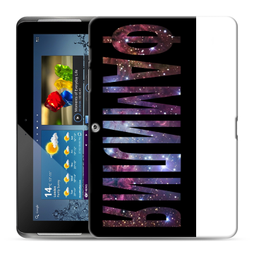 Силиконовый чехол на Samsung Galaxy Tab 2 10.1 с принтом ФАМИЛИЯ