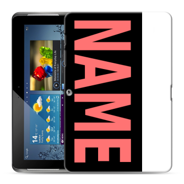 Силиконовый чехол на Samsung Galaxy Tab 2 10.1 с принтом NAME