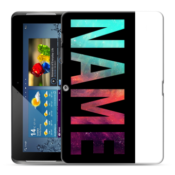 Силиконовый чехол на Samsung Galaxy Tab 2 10.1 с принтом NAME