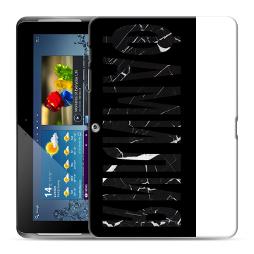 Силиконовый чехол на Samsung Galaxy Tab 2 10.1 с принтом ФАМИЛИЯ
