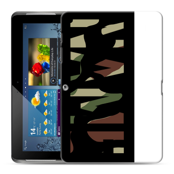 Силиконовый чехол на Samsung Galaxy Tab 2 10.1 с принтом NAME