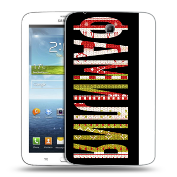 Силиконовый чехол на Samsung Galaxy Tab 3 7.0 с принтом ФАМИЛИЯ