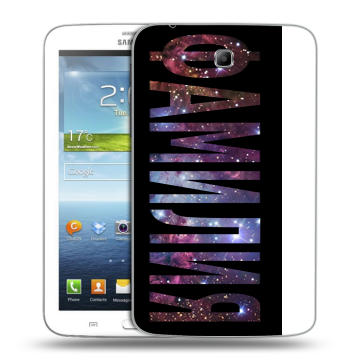 Силиконовый чехол на Samsung Galaxy Tab 3 7.0 с принтом ФАМИЛИЯ