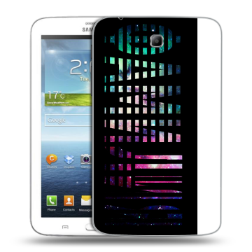 Силиконовый чехол на Samsung Galaxy Tab 3 7.0 с принтом ФАМИЛИЯ
