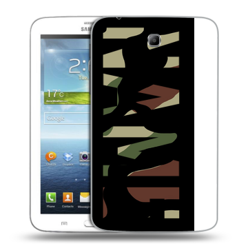 Силиконовый чехол на планшета Samsung Galaxy Tab 3 7.0 с принтом NAME