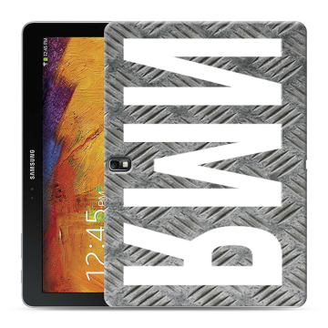 Силиконовый чехол на Samsung Galaxy Note 10.1 2014 editon с принтом ИМЯ