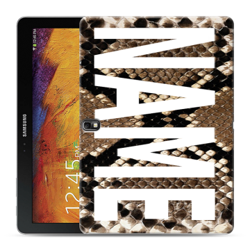 Силиконовый чехол на Samsung Galaxy Note 10.1 2014 editon с принтом NAME