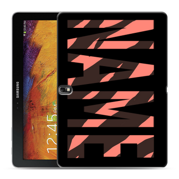 Силиконовый чехол на Samsung Galaxy Note 10.1 2014 editon с принтом NAME