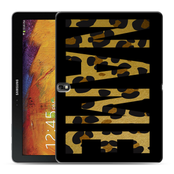 Силиконовый чехол на Samsung Galaxy Note 10.1 2014 editon с принтом NAME