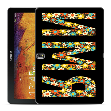 Силиконовый чехол на Samsung Galaxy Note 10.1 2014 editon с принтом ИМЯ