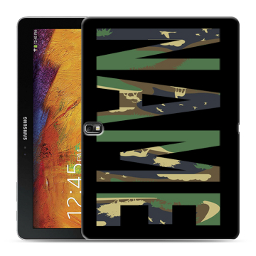 Силиконовый чехол на Samsung Galaxy Note 10.1 2014 editon с принтом NAME