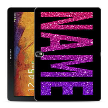 Силиконовый чехол на Samsung Galaxy Note 10.1 2014 editon с принтом NAME