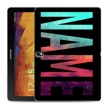 Силиконовый чехол на Samsung Galaxy Note 10.1 2014 editon с принтом NAME