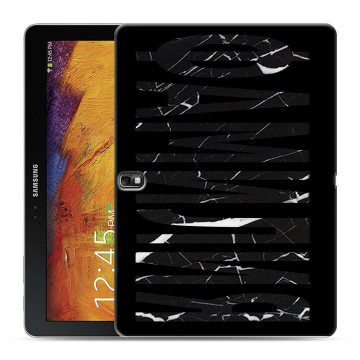 Силиконовый чехол на Samsung Galaxy Note 10.1 2014 editon с принтом ФАМИЛИЯ