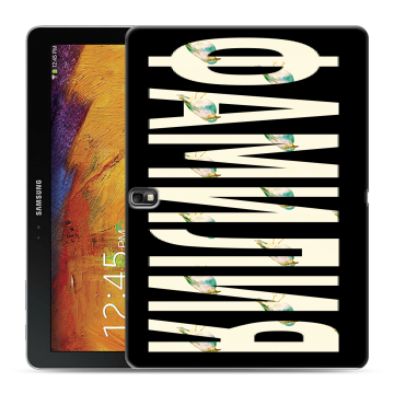 Силиконовый чехол на Samsung Galaxy Note 10.1 2014 editon с принтом ФАМИЛИЯ