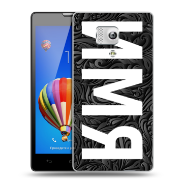 Пластиковый чехол на Huawei Honor 3 с принтом ИМЯ