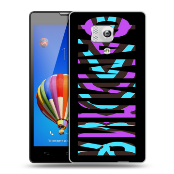 Пластиковый чехол на Huawei Honor 3 с принтом ФАМИЛИЯ