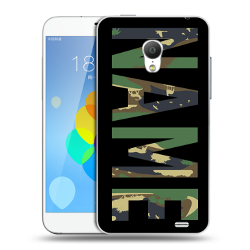 Пластиковый чехол на  Meizu MX3 с принтом NAME