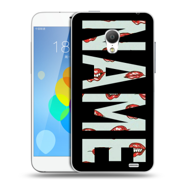 Пластиковый чехол на  Meizu MX3 с принтом NAME